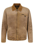 Beige Cotton Shell Jacket