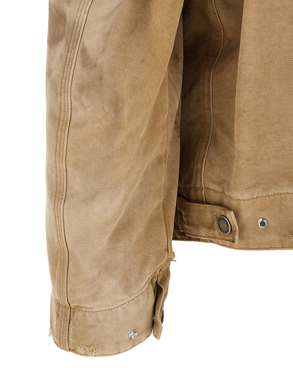 Beige Cotton Shell Jacket