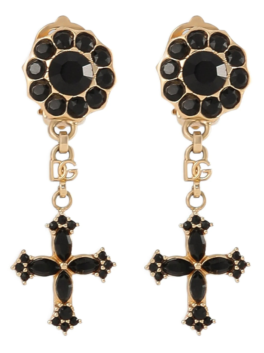 Black Brass Earrings