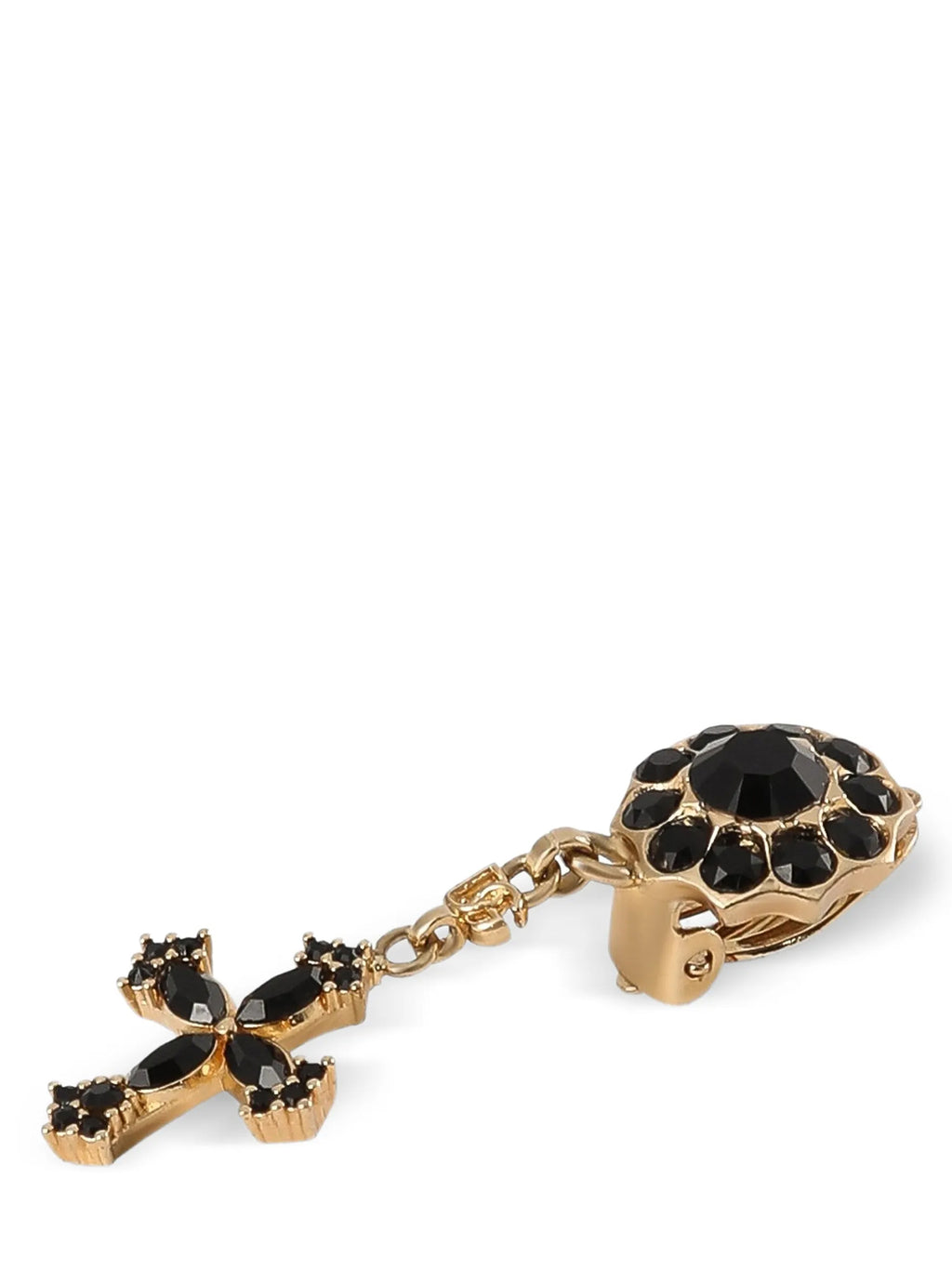 Black Brass Earrings