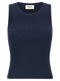 Blue Viscose Cardigan