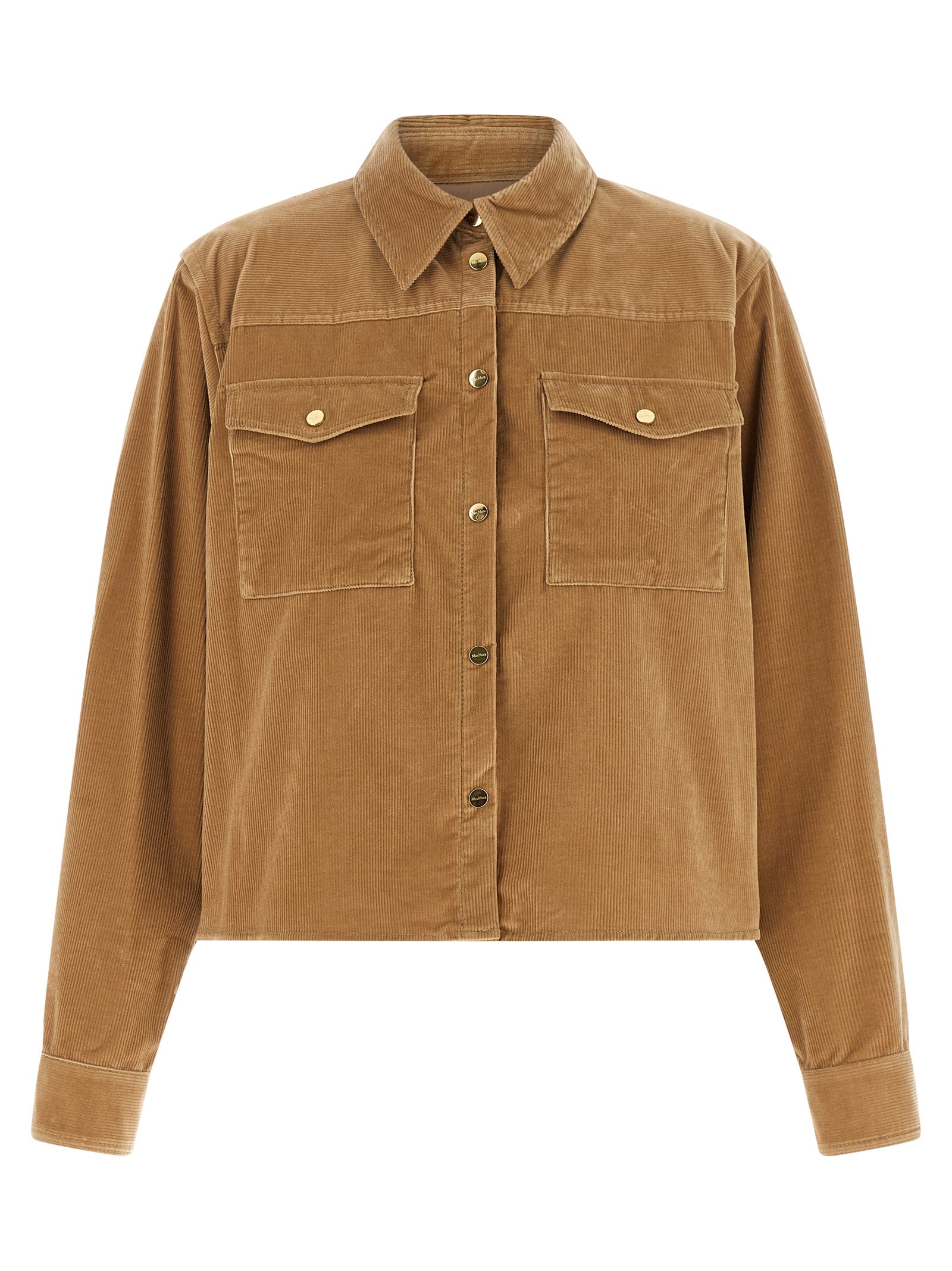Beige Cotton Denim Jacket