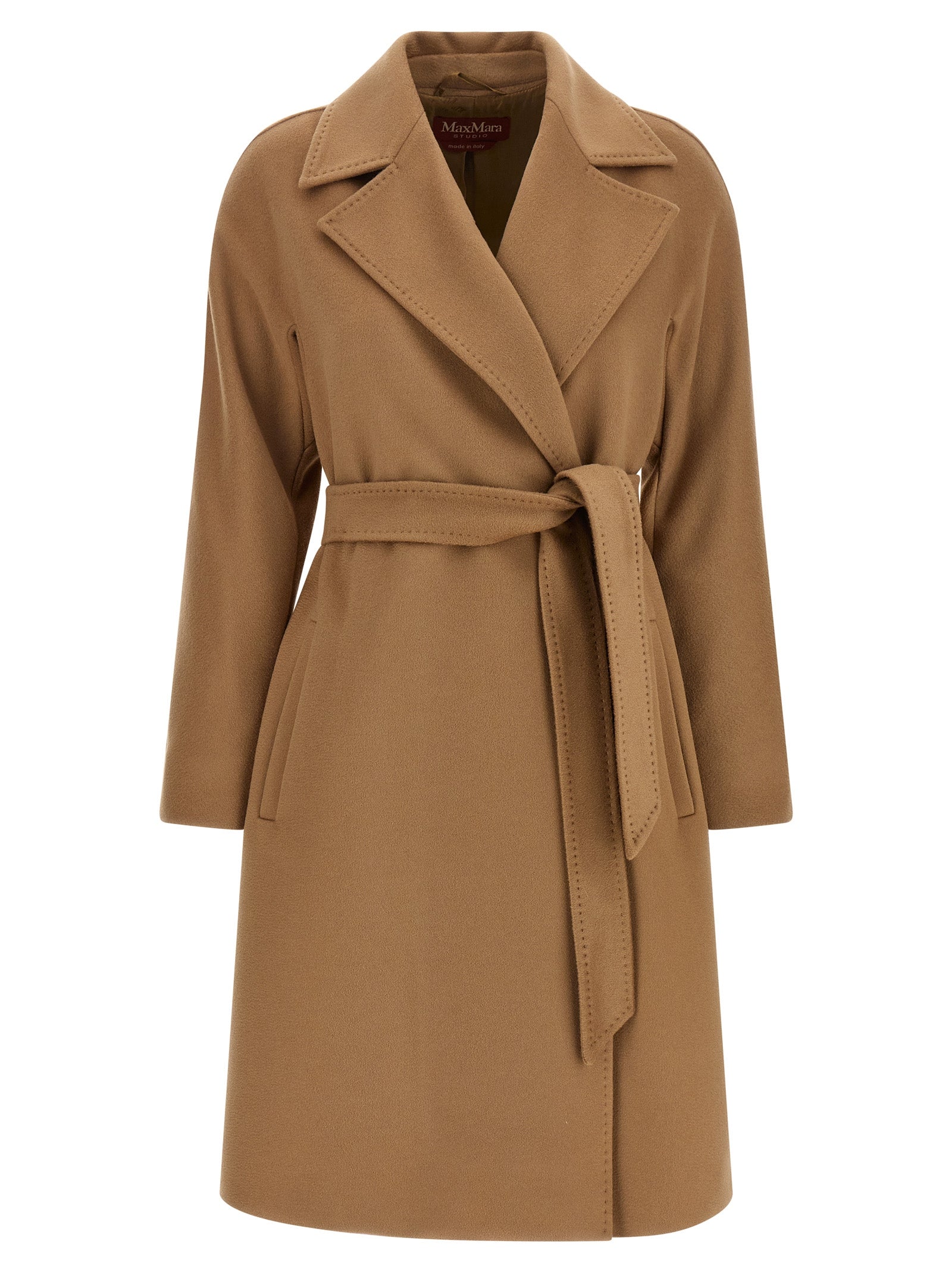 Beige Wool Coat
