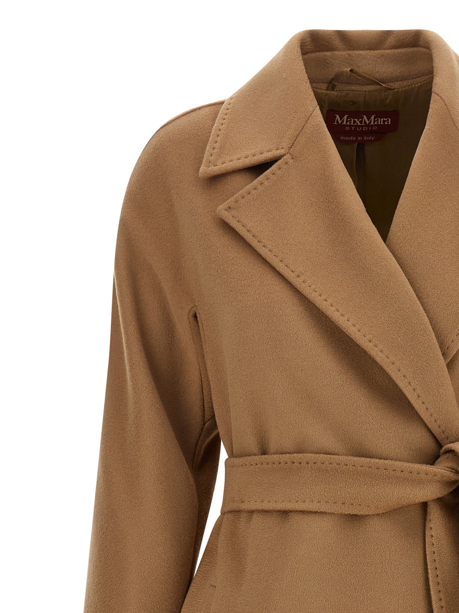 Beige Wool Coat