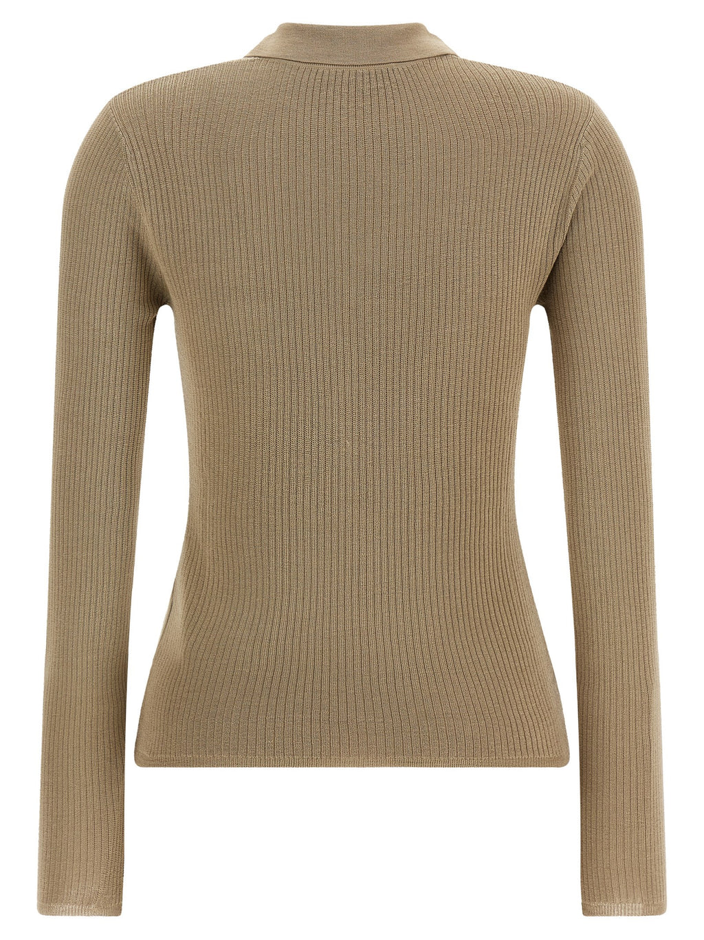 Beige Silk Cardigan