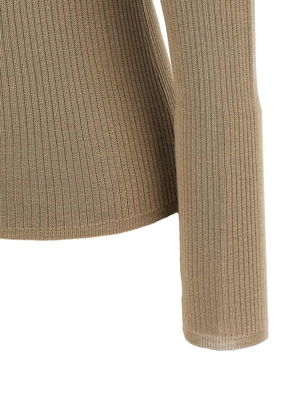 Beige Silk Cardigan