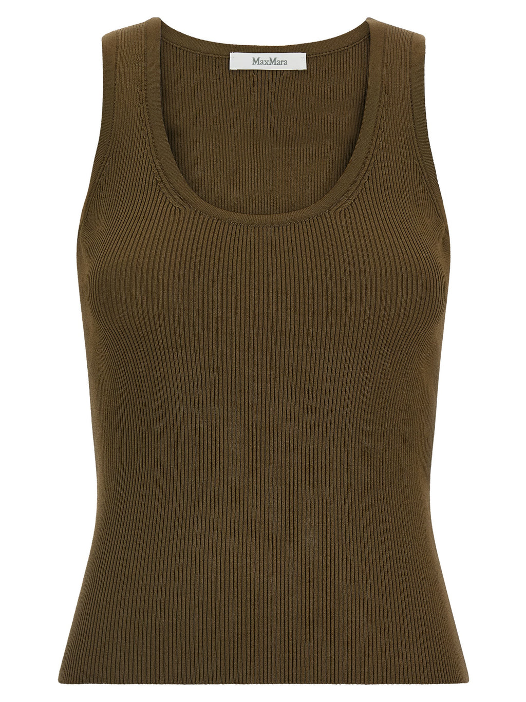 Bicolor Viscose Sleeveles T-Shirt