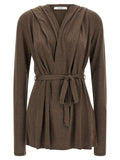 Brown Lyocell Cardigan