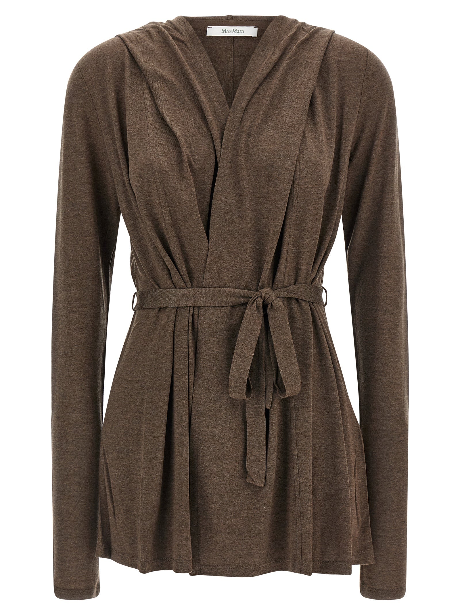 Brown Lyocell Cardigan