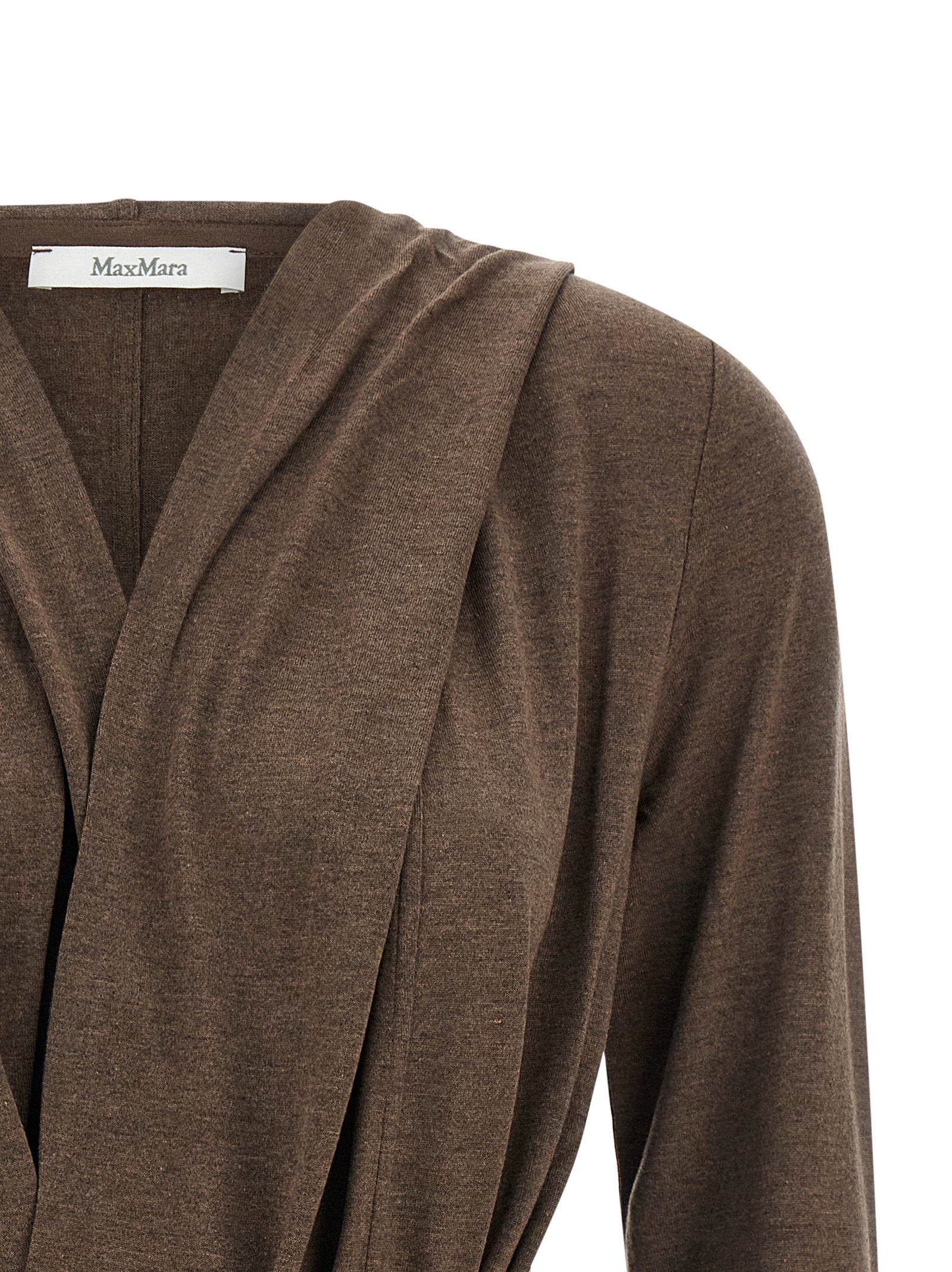 Brown Lyocell Cardigan