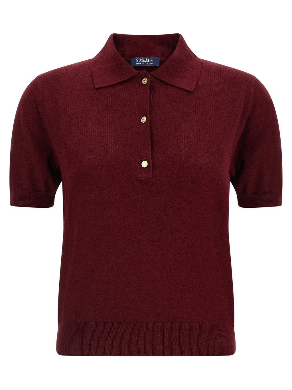 Bordeaux Cotton Polo Shirt