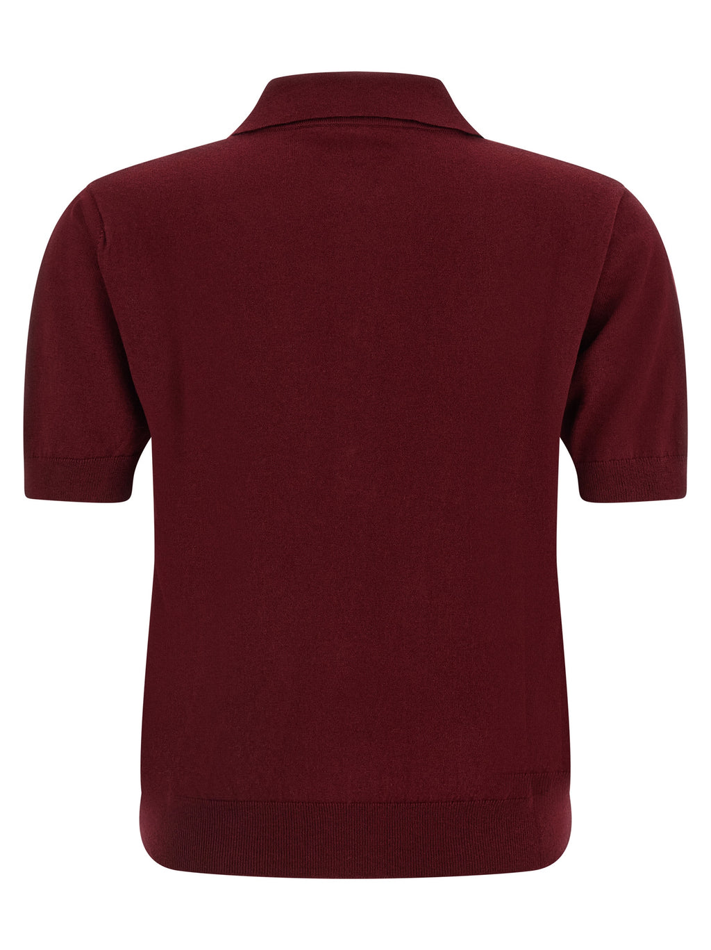 Bordeaux Cotton Polo Shirt