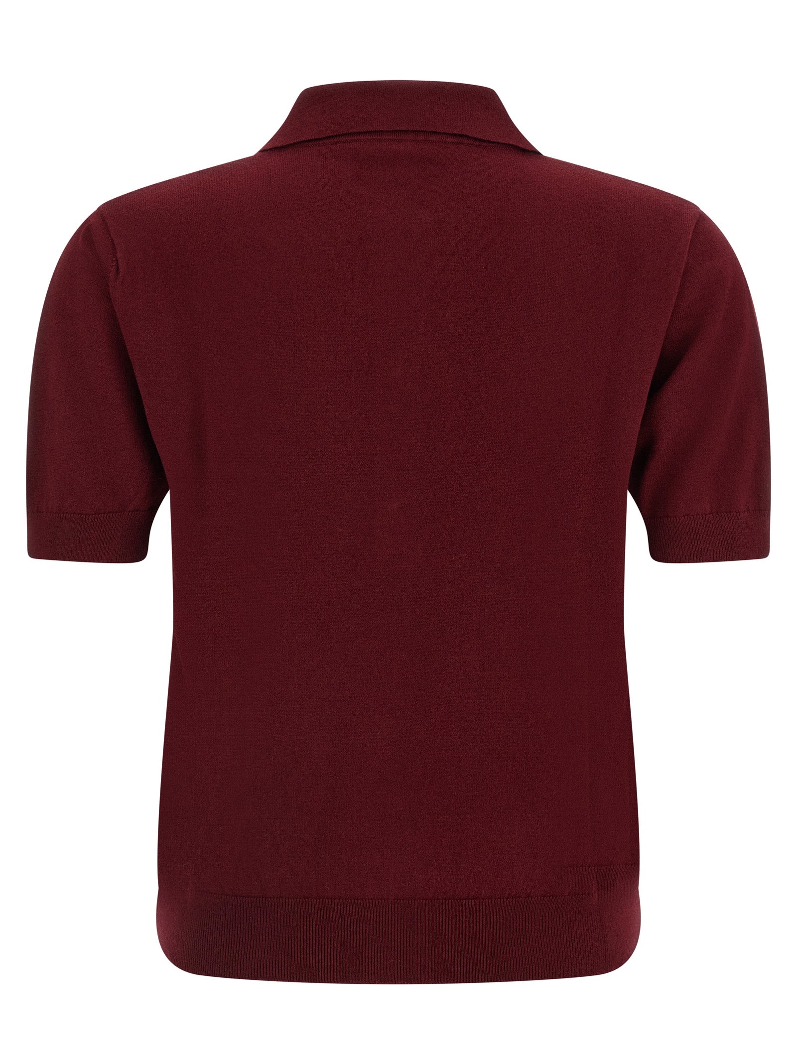 Bordeaux Cotton Polo Shirt