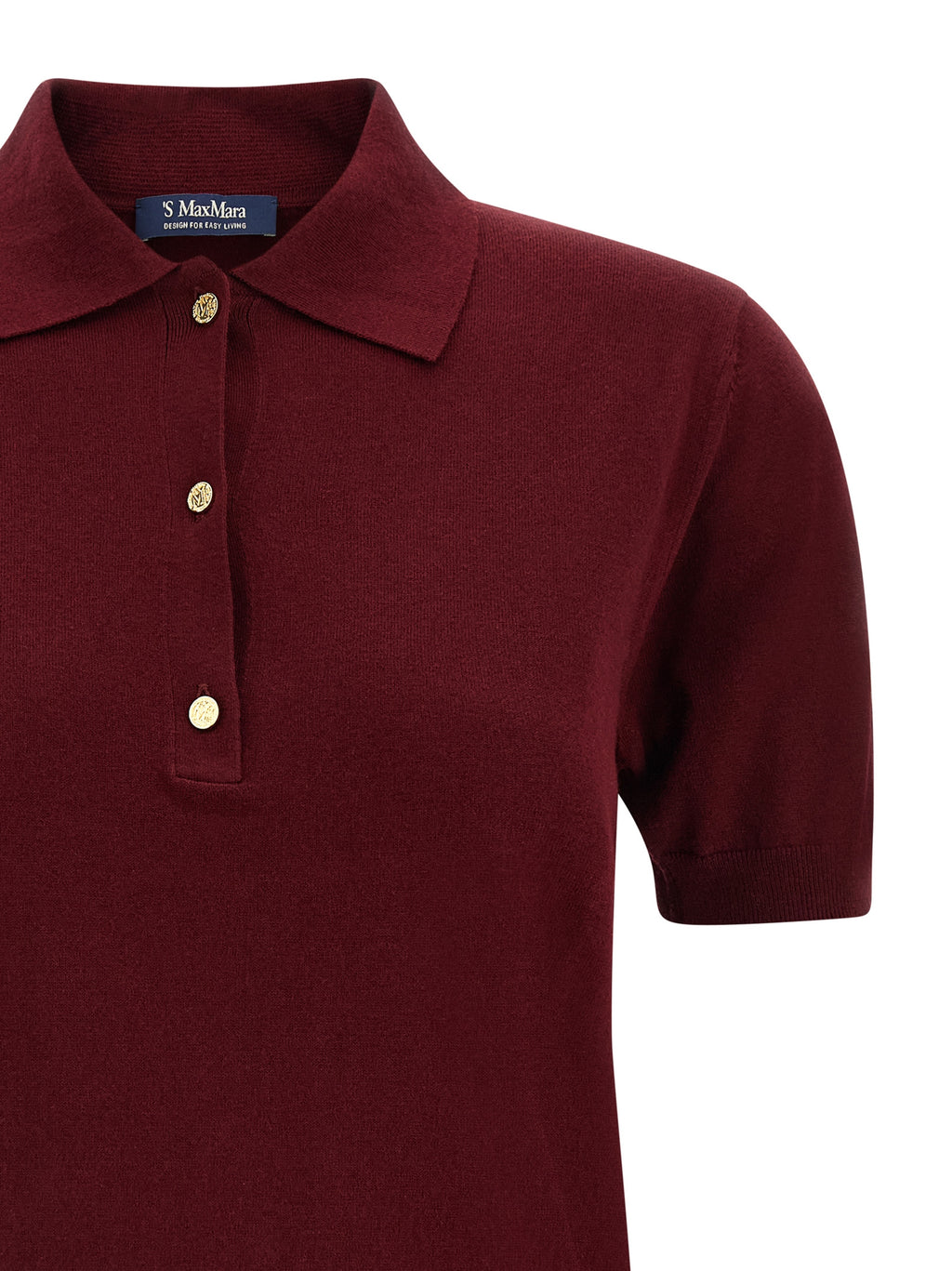 Bordeaux Cotton Polo Shirt