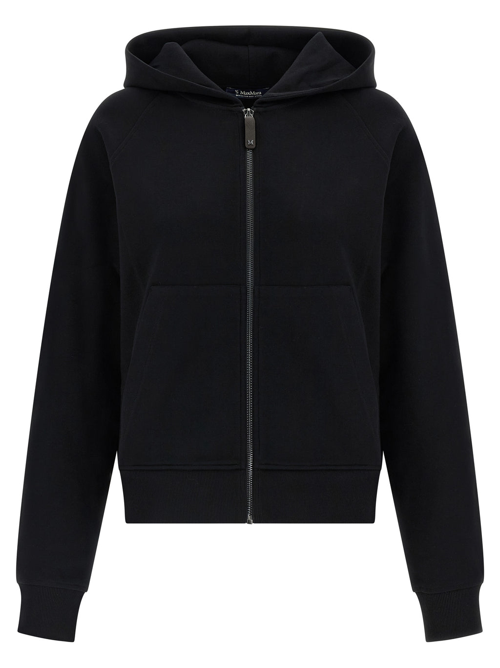 Black Cotton Sweatshirt