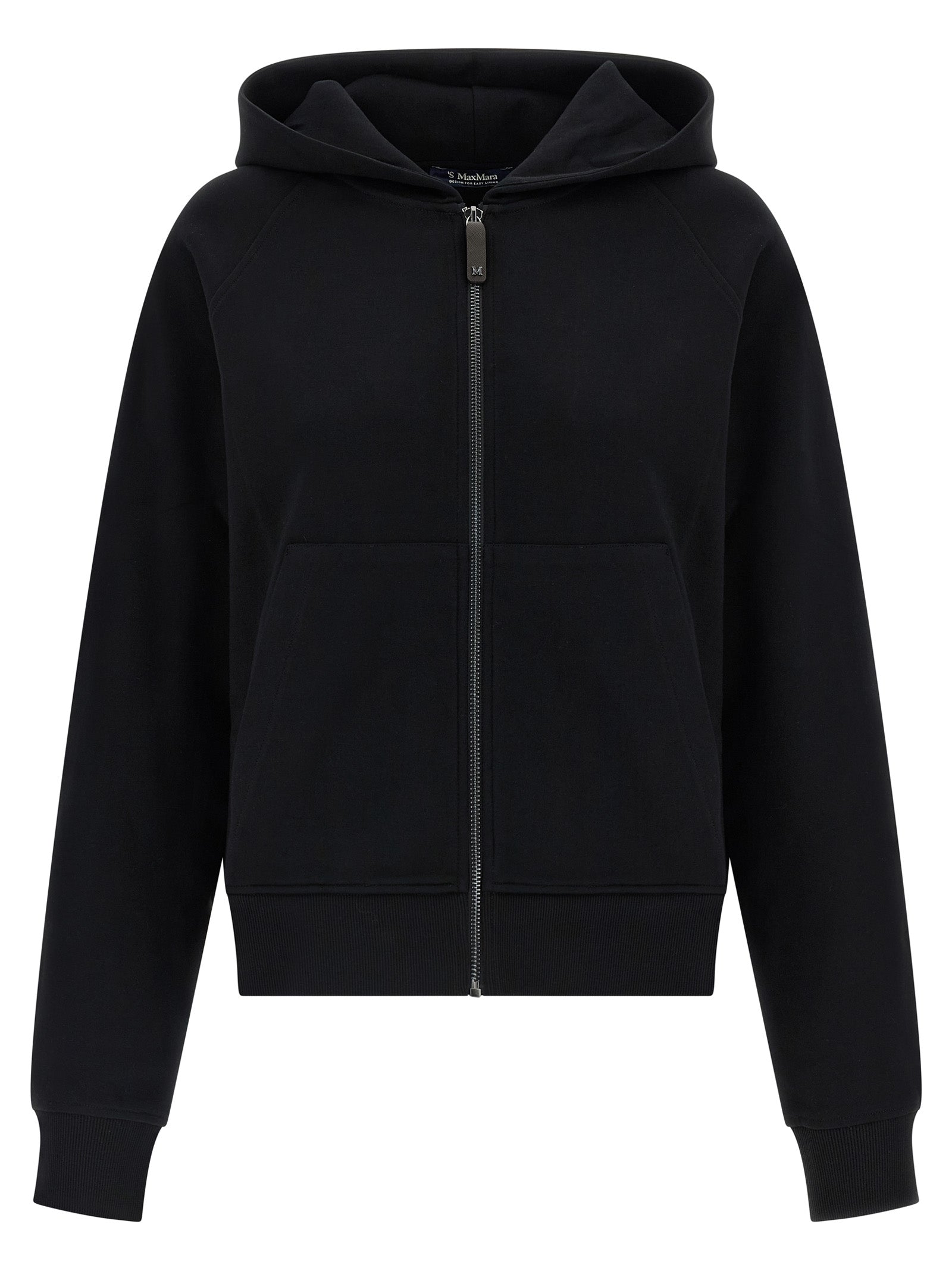 Black Cotton Sweatshirt