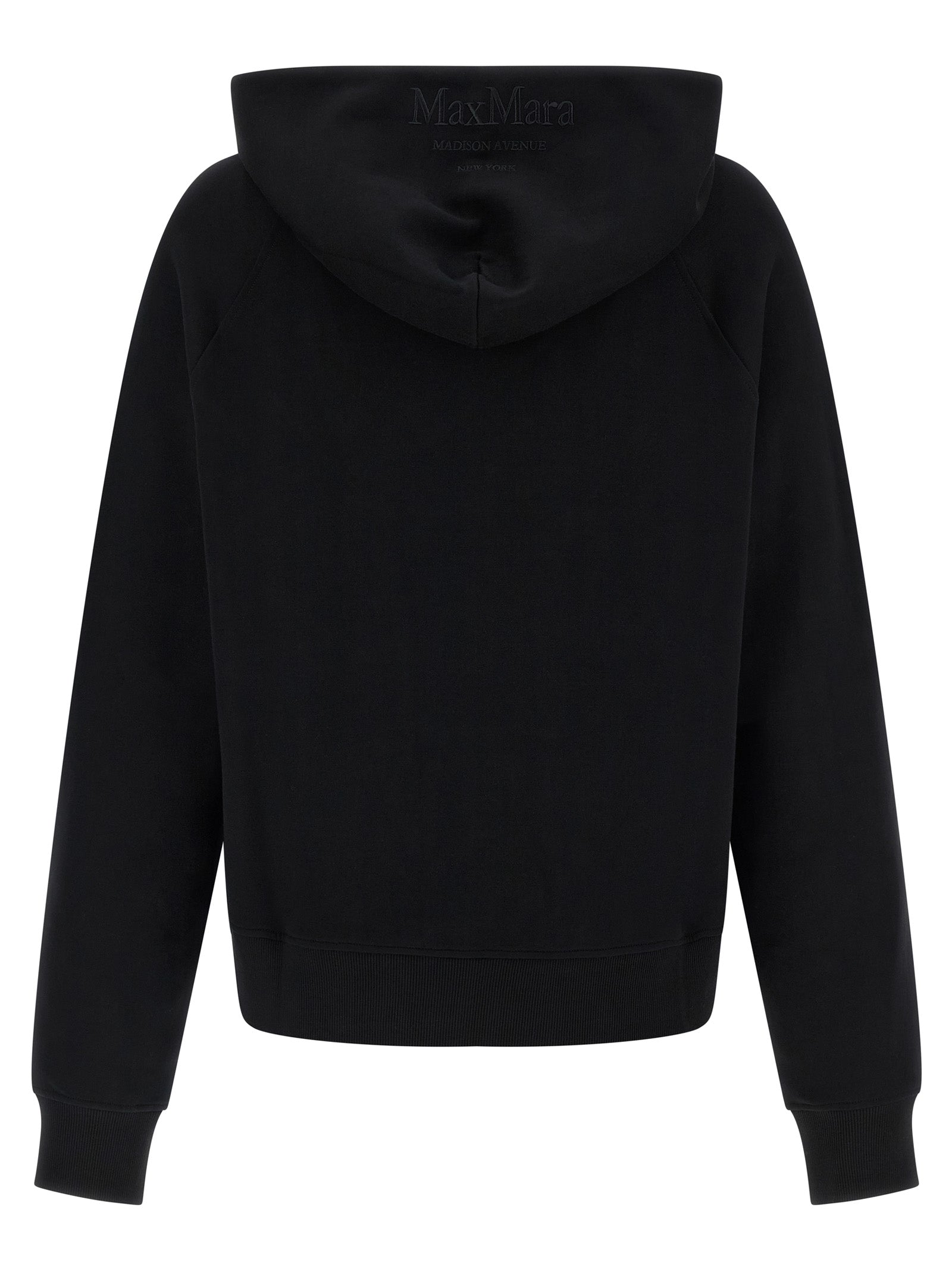 Black Cotton Sweatshirt