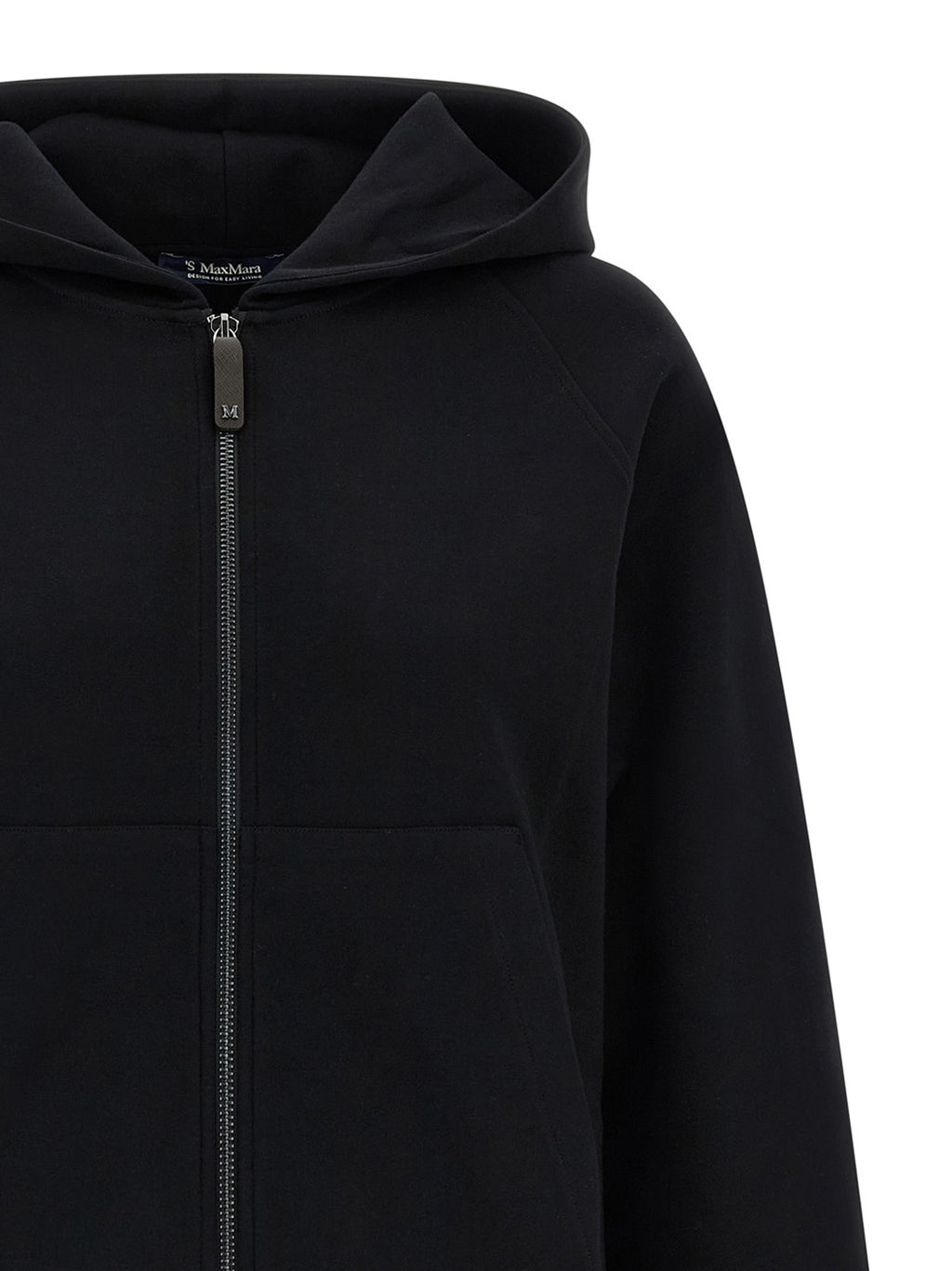 Black Cotton Sweatshirt