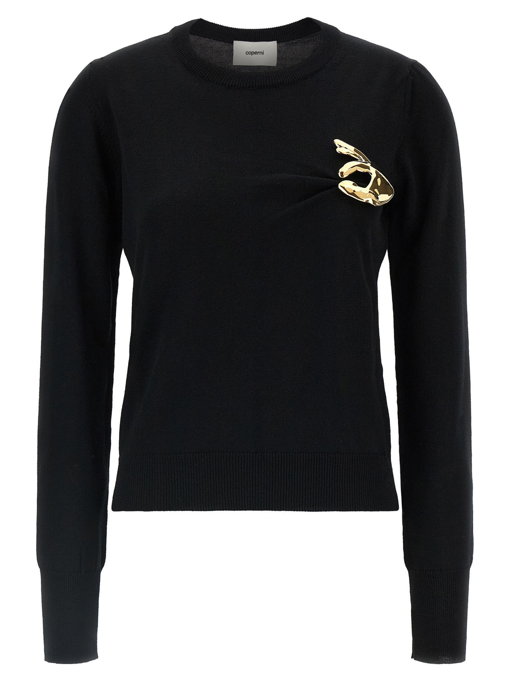 Black Virgin Wool Cardigan