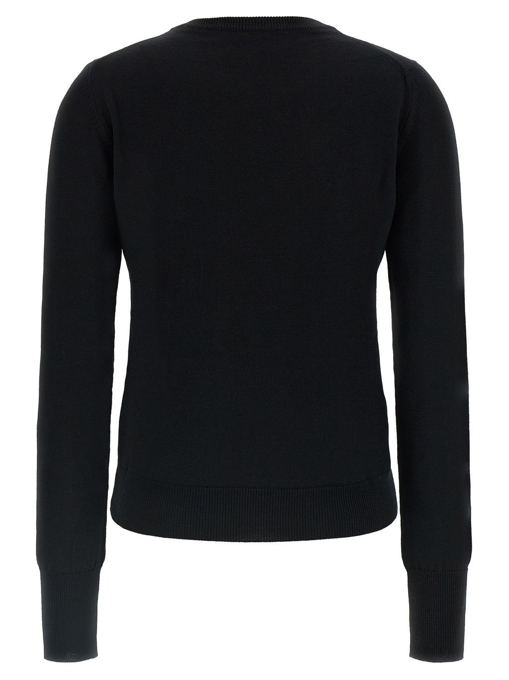 Black Virgin Wool Cardigan