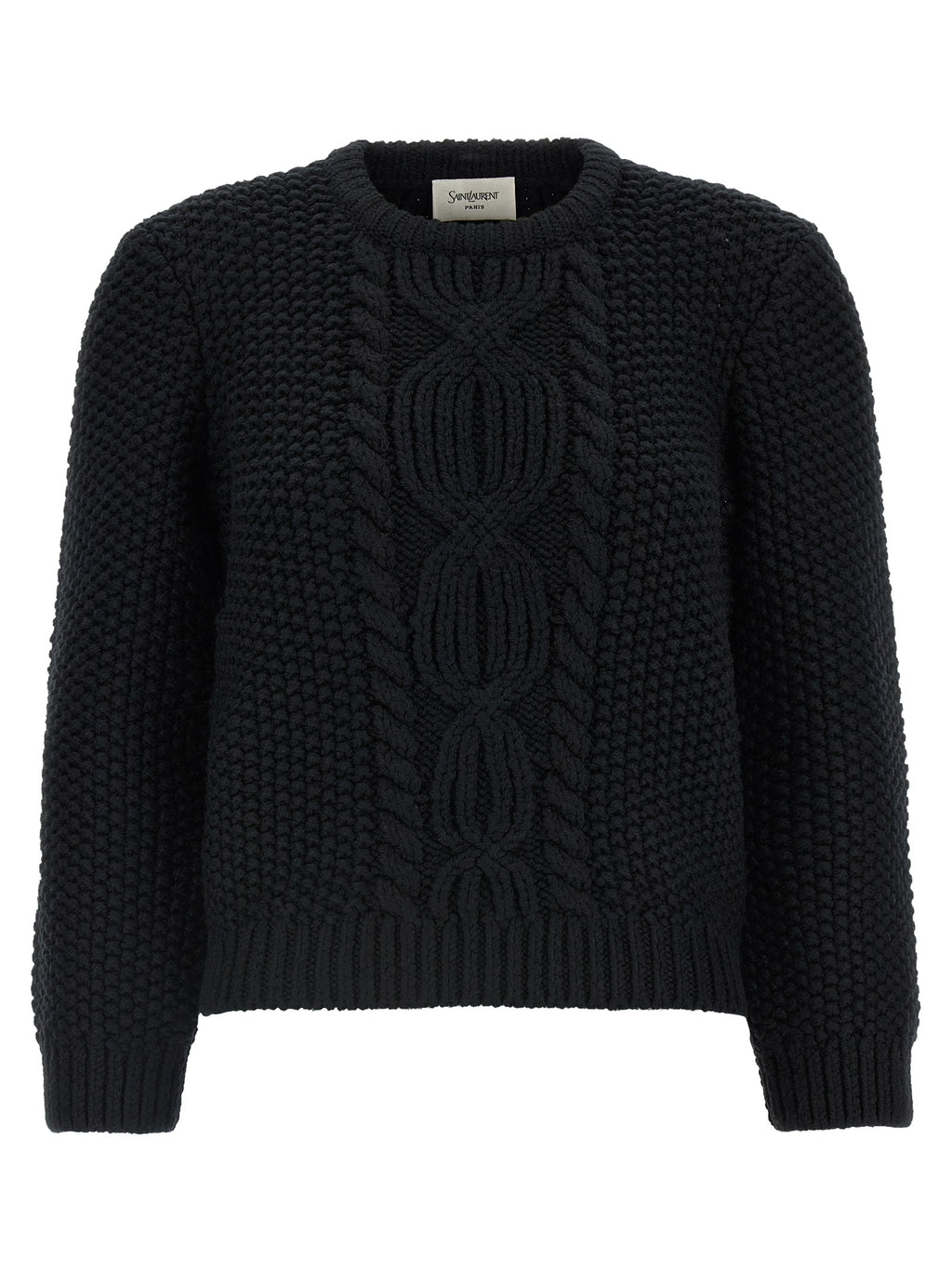 Black Wool Cardigan