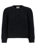 Black Wool Cardigan