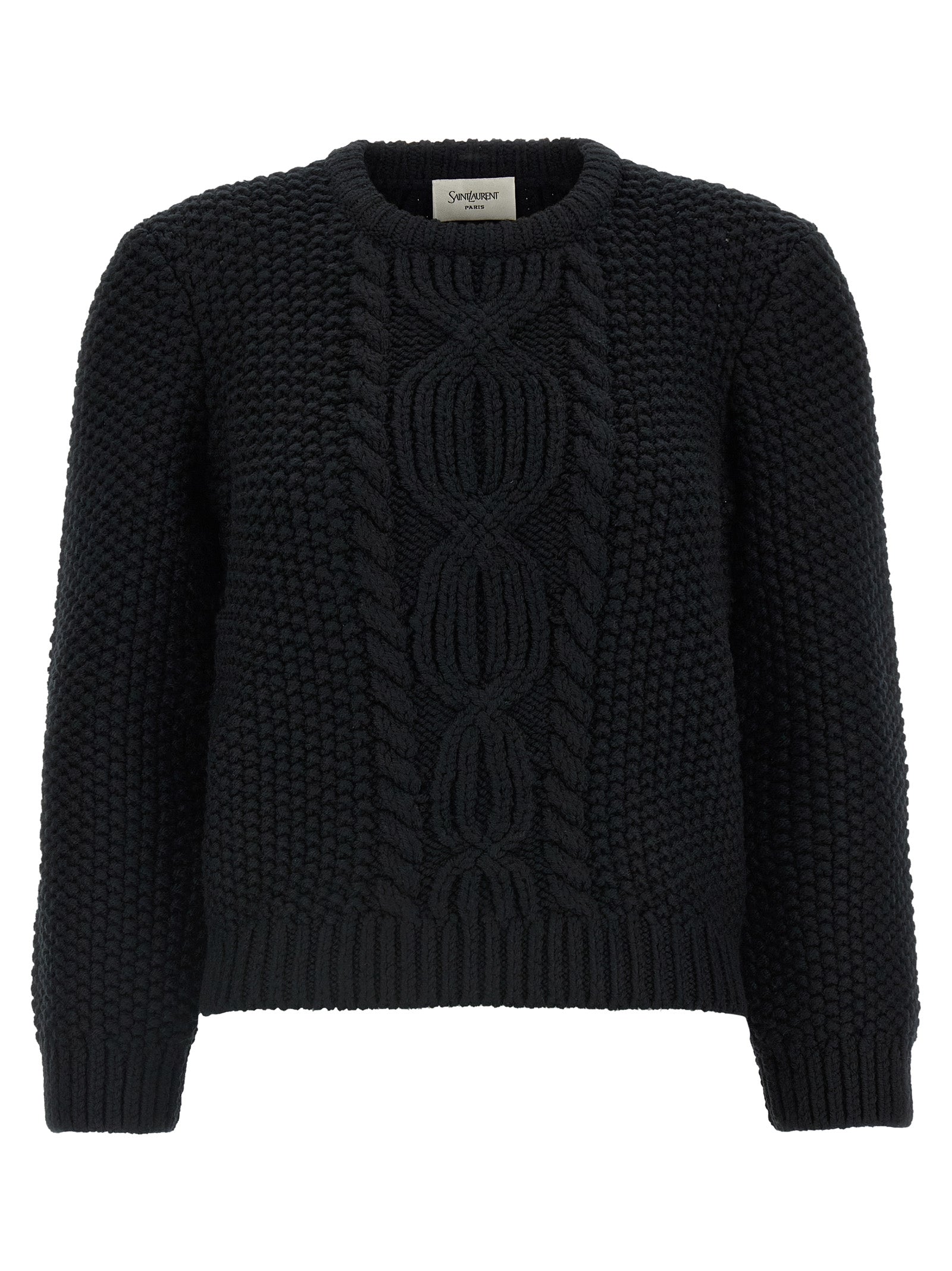 Black Wool Cardigan