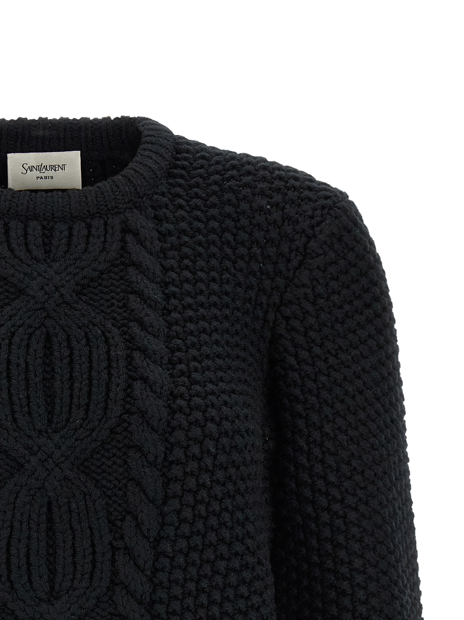 Black Wool Cardigan