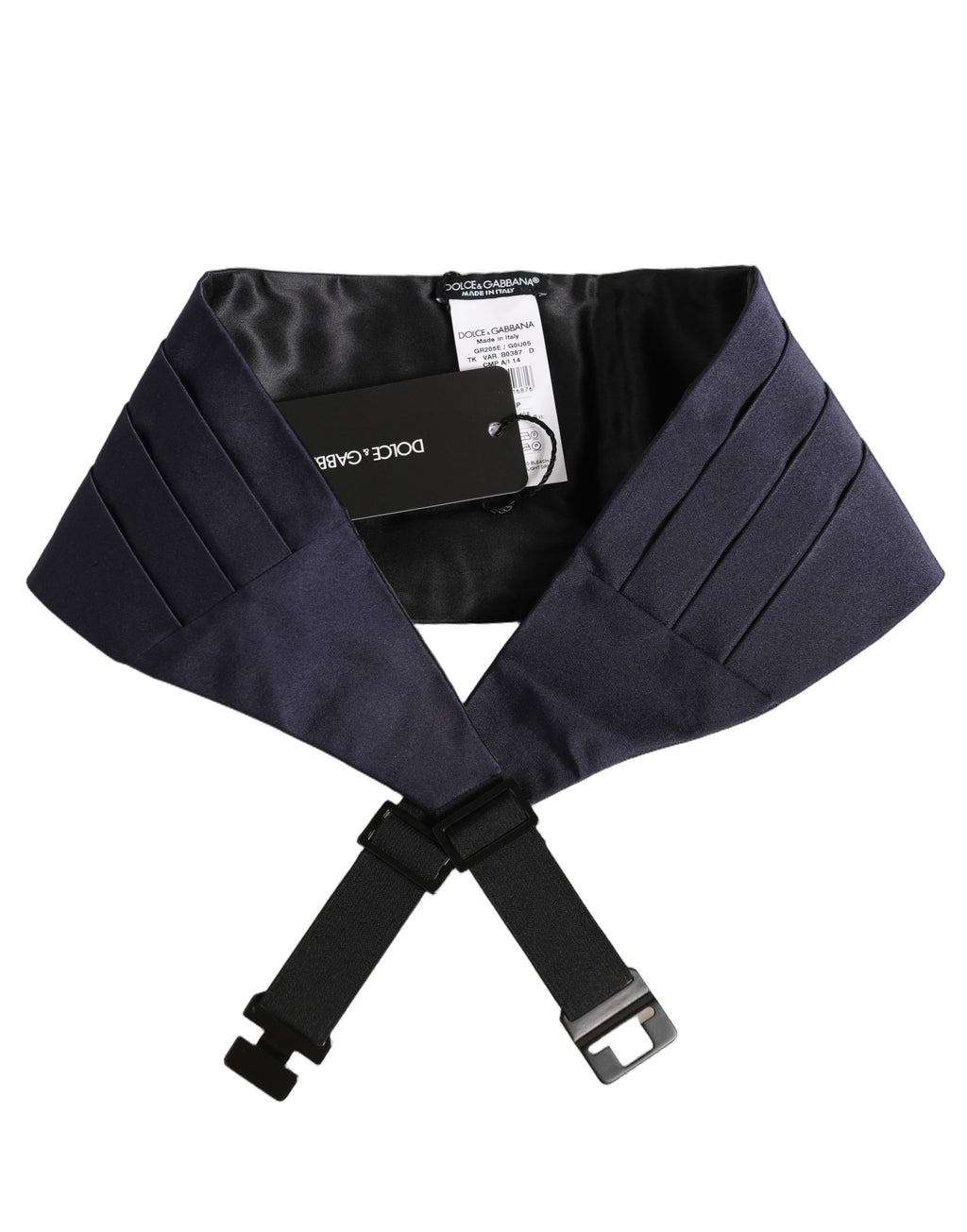Dark Blue 100% Silk Belt Waist Cummerbund