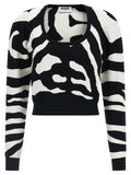 Black Viscose Cardigan