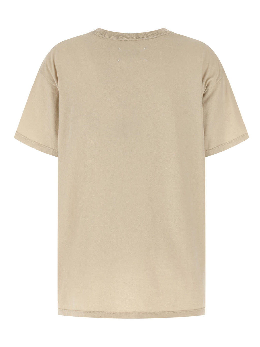 Beige Cotton T-Shirt
