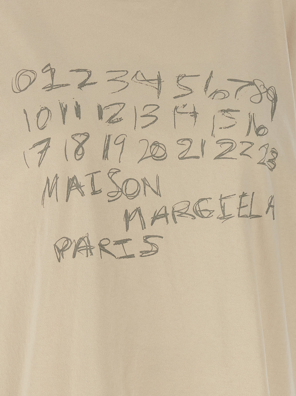 Beige Cotton T-Shirt