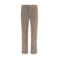 Beige Cotton Chino Pants