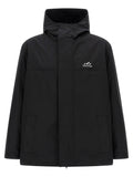 Black Polyester Parka