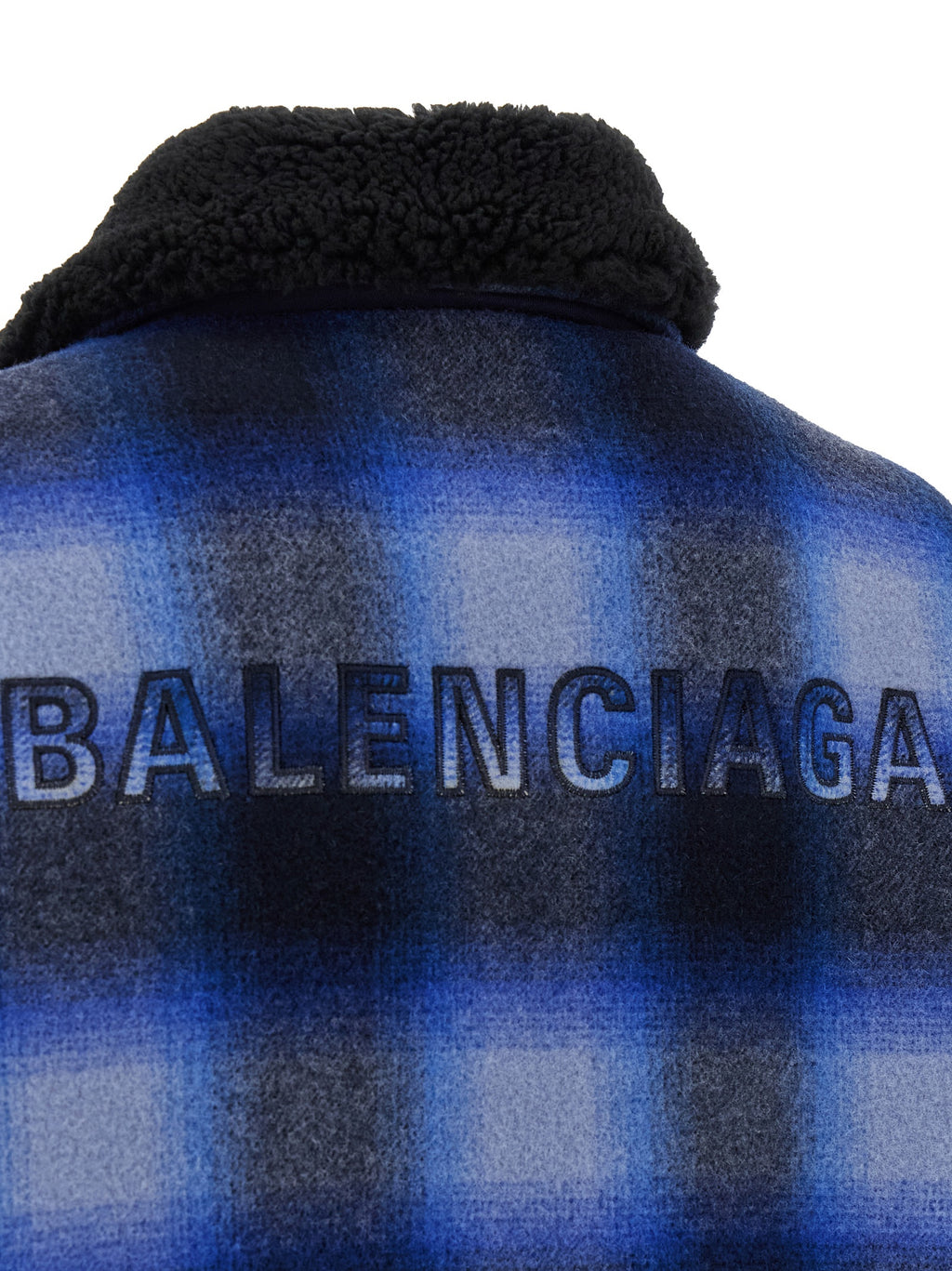 Blue Virgin Wool Bomber