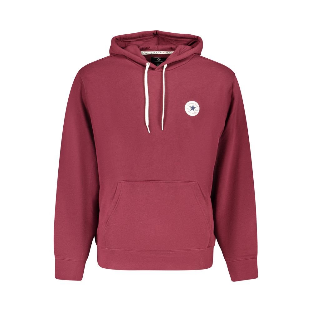 Red Cotton Mens Sweatshirt