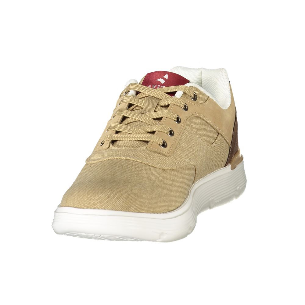 Brown Polyester Men's Sneaker