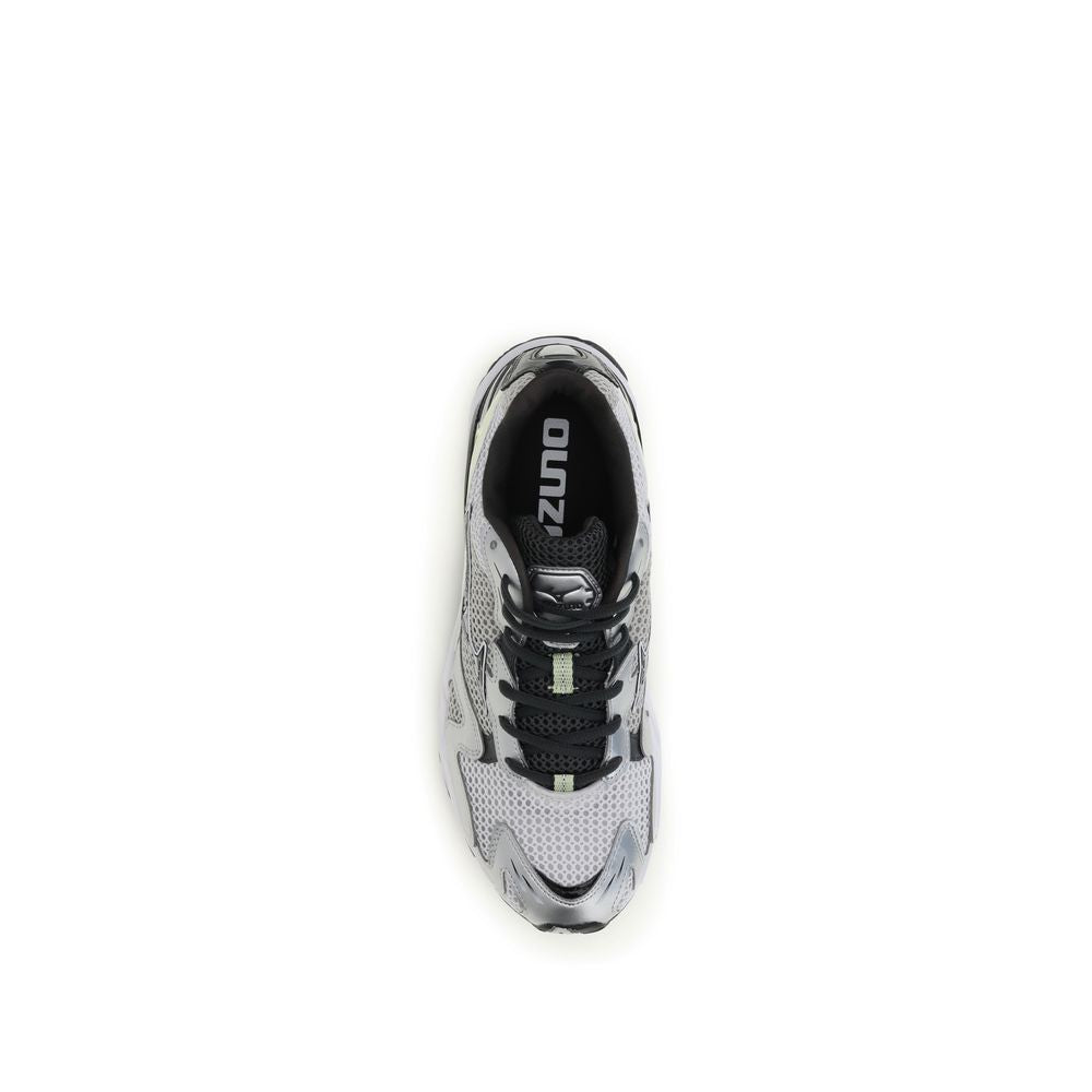 Gray Fabric Athletic Sneakers