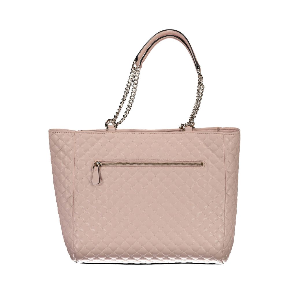 Rosa Poliuretano Women Shoulder Bag