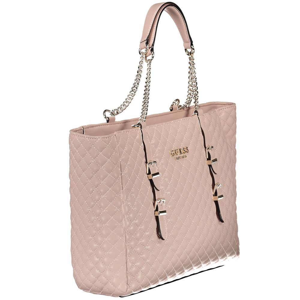 Rosa Poliuretano Women Shoulder Bag
