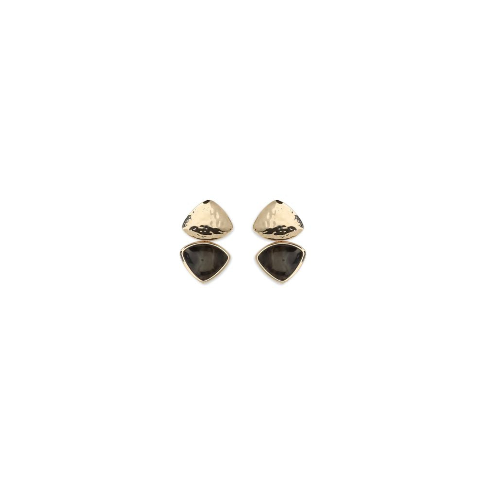 Gold Brass Earrings