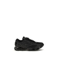 Black Fabric Athletic Sneakers