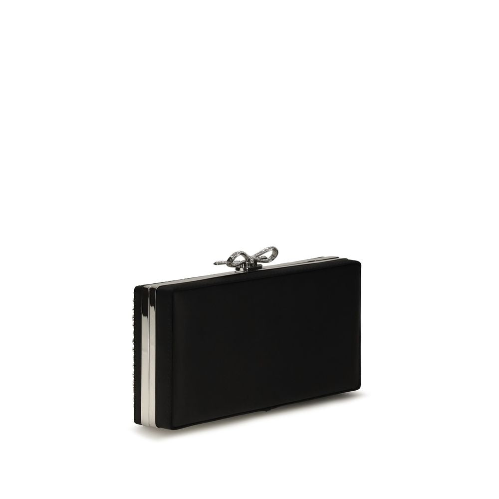 Silver Glass Clutch Bag