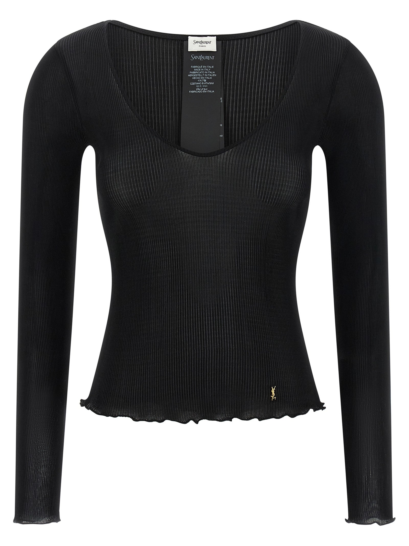Black Silk Shirt