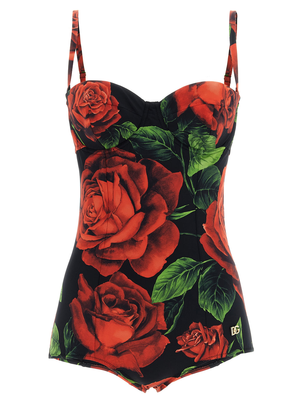 Multicolor Polyamide One-Piece Swimsuit