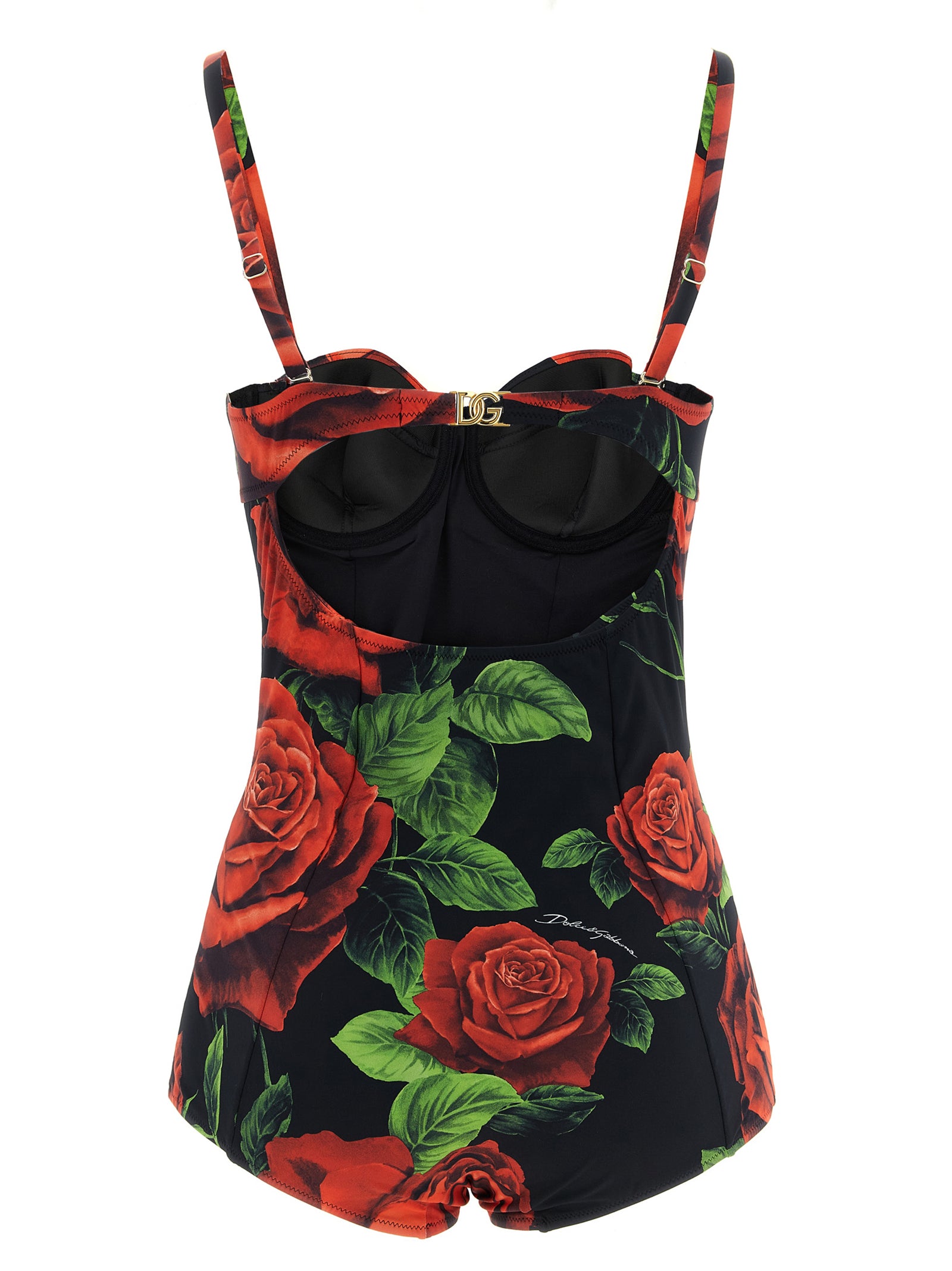 Multicolor Polyamide One-Piece Swimsuit