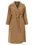 Beige Virgin Wool Coat
