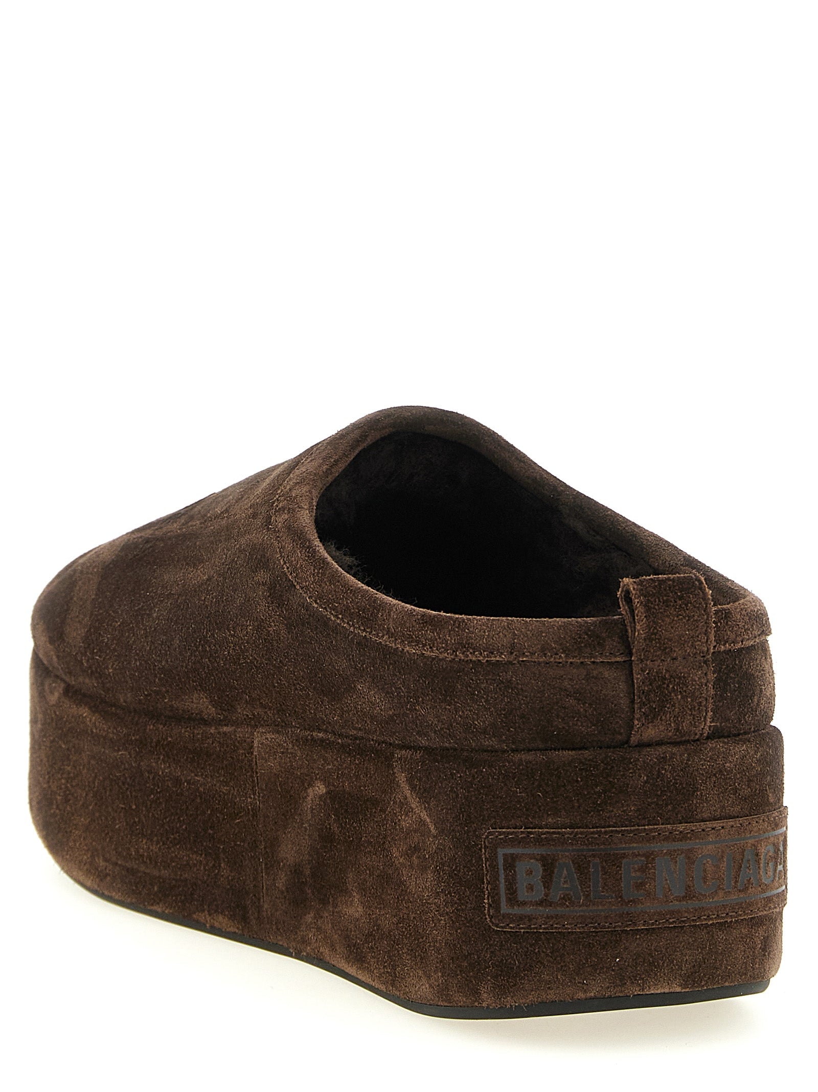 Brown Calfskin Mules