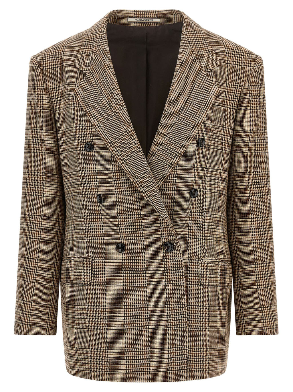 Brown Polyester Blazer