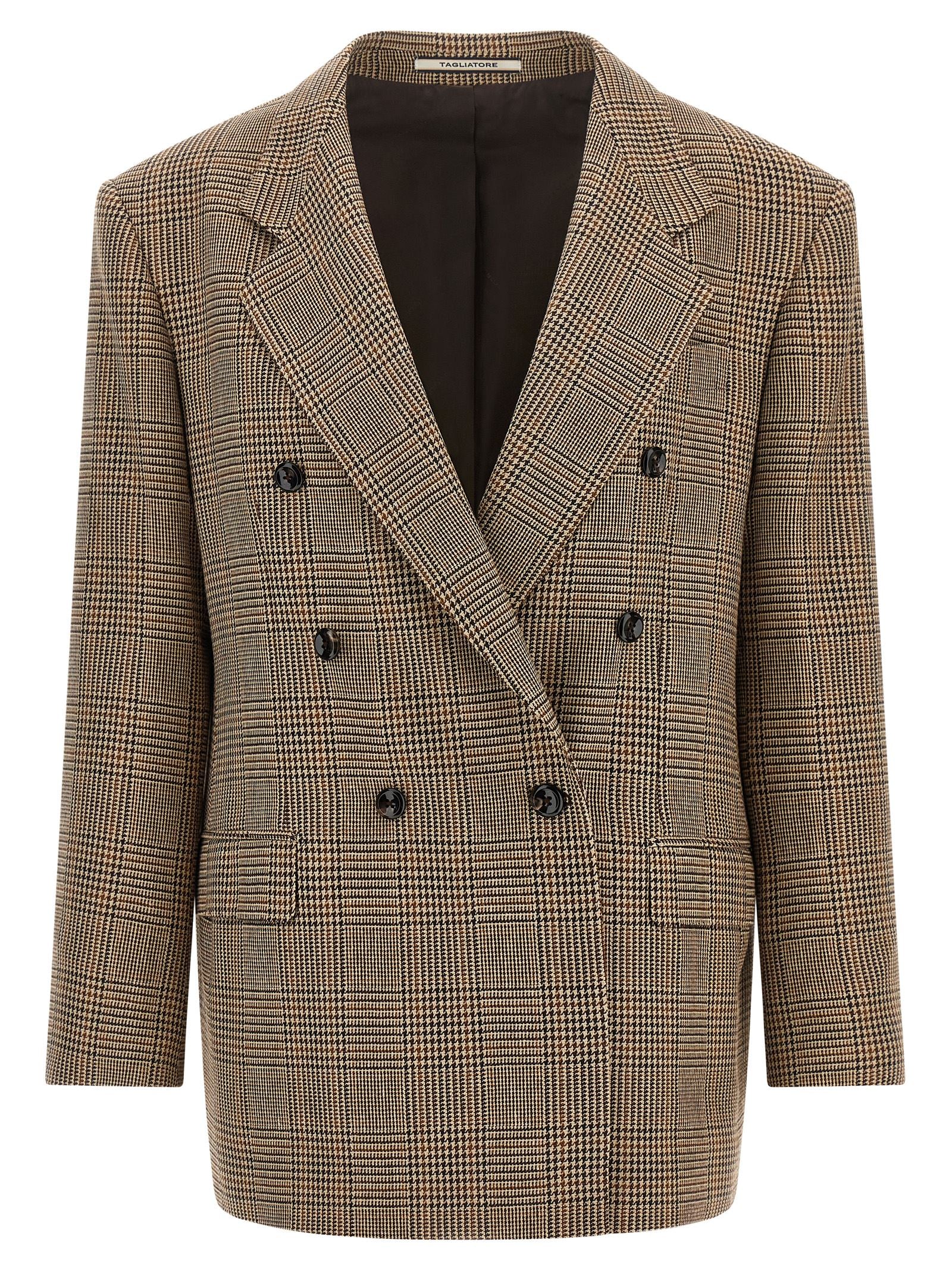 Brown Polyester Blazer